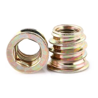 Afbeelding van FTVOGUE 20 stuks hulzen met holle zeskantkop, schroefvoetafdruk van koolstofstaal, schroefdraad voor houten meubels (M8 x 13 mm)
