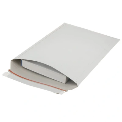 Afbeelding van Kartonnen Verzendenvelop 176 X 250mm Wit (100 Stuks)