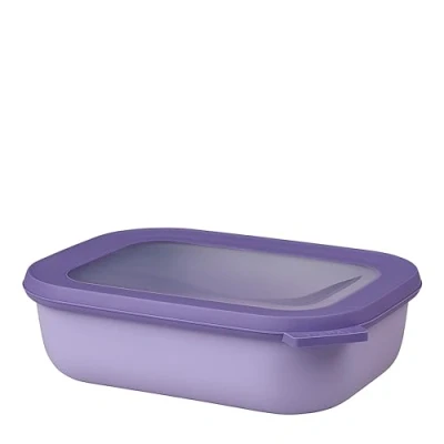 Image de Mepal Bol Multifonction Rectangulaire Boîte Conservation Alimentaire avec Couvercle Convient comme de Hermétique pour le Réfrigérateur, Micro ondes &amp; Congélateur 1000 ml Vivid lilac