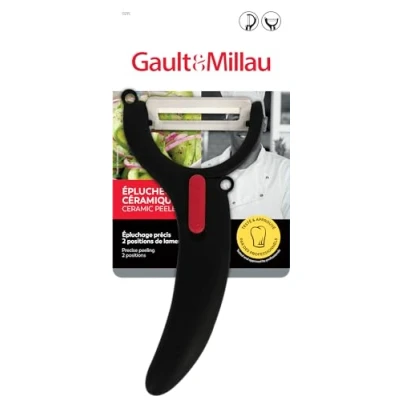 Afbeelding van GAULT&amp;MILLAU Keramische dunschiller Nauwkeurige en delicate snede Ergonomisch duurzaam Set van 1