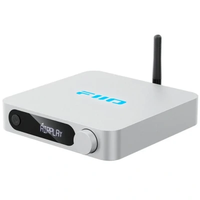 Afbeelding van FiiO SR11 AirPlay WiFi Streamer Audio Ontvanger, Streamer, High Resolution Streaming van Spotify, Amazon Music, Tidal (zilver)