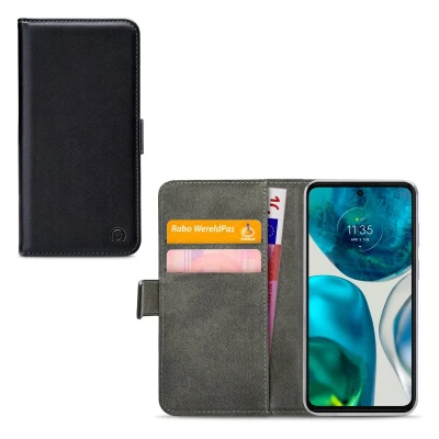 Afbeelding van Mobilize PU leer Book Case Zwart Motorola Moto G52
