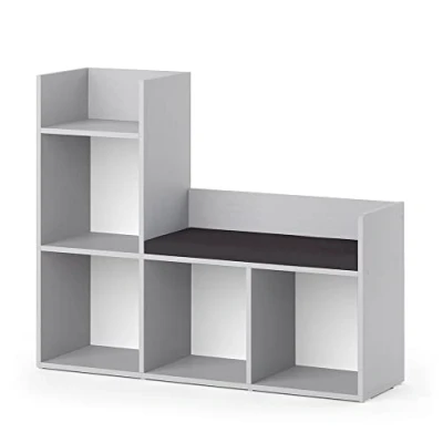 Afbeelding van Vicco Kinderboekenkast Luigi, Grijs, 107.2 x 88.6 cm