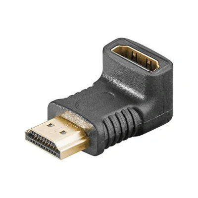 Afbeelding van Goobay HDMI™ hoekadapter, verguld bus (type A) &gt; stekker 270