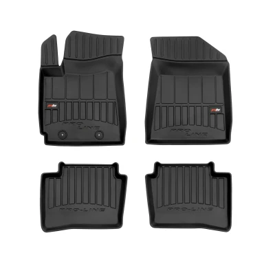 Afbeelding van FROGUM proLine 3D 3D409712 Vloermatset Rubber voor en achter 4 Zwart Op maat gemaakt