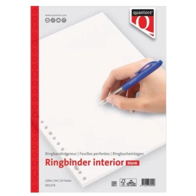 Afbeelding van Interieur Quantore A4 23 gaats blanco 100vel