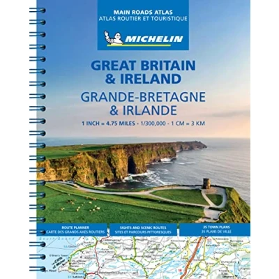 Afbeelding van Michelin Straßenatlas Großbritannien &amp; Irland mit Spiralbindung