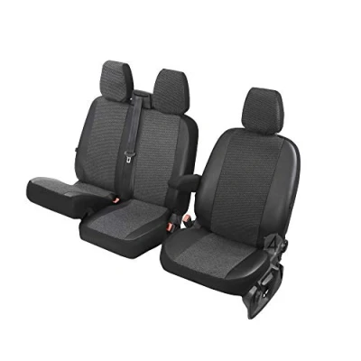 Afbeelding van Viva op maat gemaakte polyester autostoelhoezen VW Crafter vanaf 2017 2+1 eerste serie (1+2) 4D DV VI 3M MTVC 334