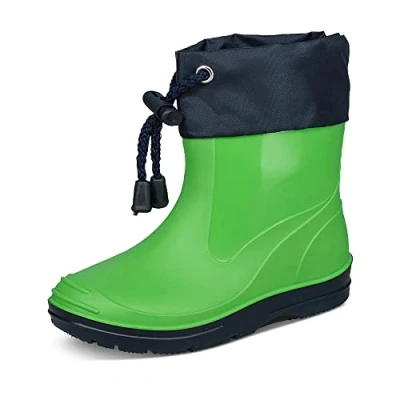 Afbeelding van Beck Basic rubberlaarzen voor jongens, Groen appel 09, 26 EU