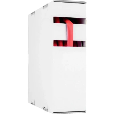 Afbeelding van Hongshang 211124328 Krimpkous zonder lijm Rood 1.60 mm 0.80 Krimpverhouding:2:1 15 m