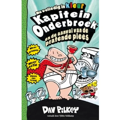 Afbeelding van Kapitein Onderbroek en de aanval van pratende plees