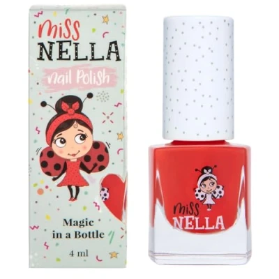 Afbeelding van Miss Nella STRAWBERRY &#039;N&#039; CREAM speciale nagellak voor kinderen, peel off formule, op waterbasis en geurloos