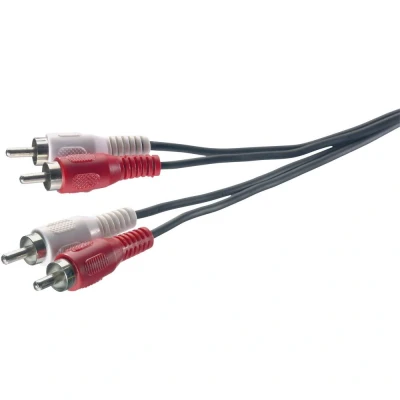 Afbeelding van SpeaKa Professional SP 1300368 Cinch Audio Aansluitkabel [2x stekker 2x stekker] 2.50 m Zwart