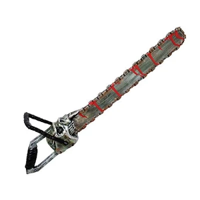 Afbeelding van Boland Schedelkettingzaag (75 cm) Volwassenen Unisex Monster Halloween accessoire Decoratie Horror