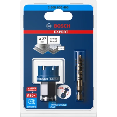 Afbeelding van Bosch Accessories EXPERT Sheet Metal 2608900495 Gatenzaag 1 stuks 27 mm stuk(s)