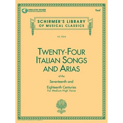 Afbeelding van 24 Italian Songs &amp; Arias Medium High Voice
