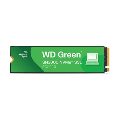 Afbeelding van WD Green SN3000 2TB SSD M.2 2280 PCI Express 4.0 x4 2 TB NVMe 3d v nand (QLC) 250 TBW groen
