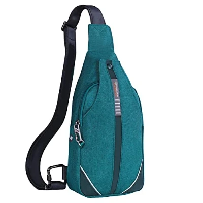 Afbeelding van WATERFLY Anti diefstal schoudertas voor dames en heren, hippie borsttas, multifunctionele