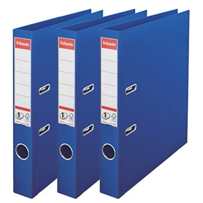 Afbeelding van Esselte, N1 Power, verpakking met 3 ordners, blauw, rug 50 mm, A4, PP, 624278