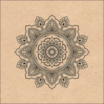 Afbeelding van Ambiente Servetten 33x33cm Mandala Nature 20 stuks