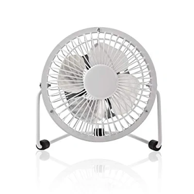 Afbeelding van USB ventilator Nedis Ø 10 cm (360 draaibaar, Wit)