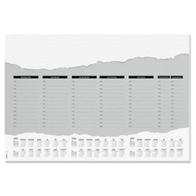 Afbeelding van Designonderlegger Sigel Weekplan 24/25/26. 59.5x41cm 52 vel 80 grams F