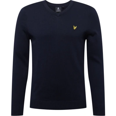 Afbeelding van Lyle &amp; Scott V NECK Trui, Heren, Maat: Small, Dark navy