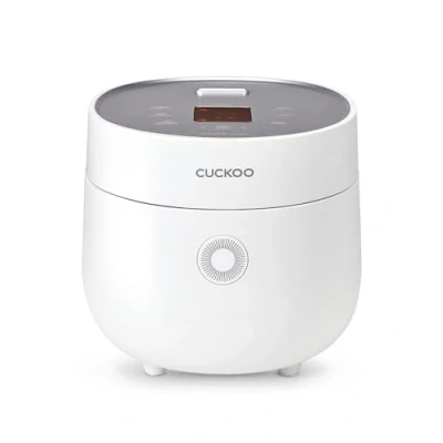 Afbeelding van CUCKOO Micom CR 0375FW rijstkoker en 3 kopjes (ongekookt) met anti aanbaklaag binnenpan, 10 menumodi, lcd display, diffuse logica technologie, reiniging