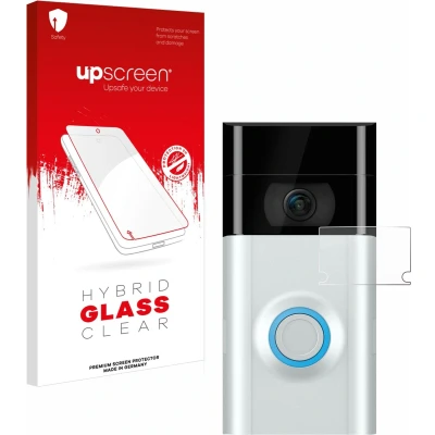 Afbeelding van upscreen Screenprotector voor Ring Doorbell 2 (Lens) Folie Beschermfolie Beschermglas transparant