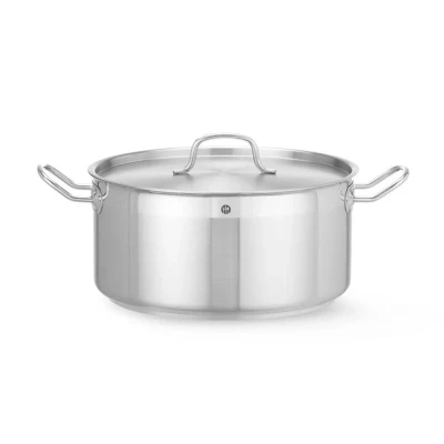 Afbeelding van Hendi Kookpan laag met deksel, RVS, 33,5(b)x46,5(d)x15(h)cm, 830604