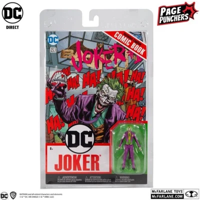 Afbeelding van DC Direct Page Punchers Comic Book (Engels) + Miniatuur Figuur Joker (DC Rebirth) 8cm