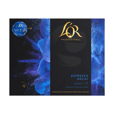 Image de L&#039;OR Espresso Professionnal Decaf Intensity 7 (50 pièces)