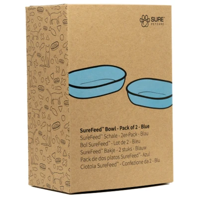 Afbeelding van Sure Petcare Bakje Kattenvoerbak Blauw