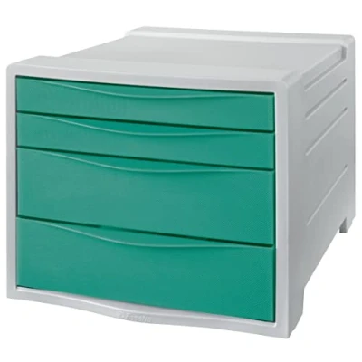 Afbeelding van Esselte Colour&#039;Breeze Ladenblok met 4 Laden Antislip Groen
