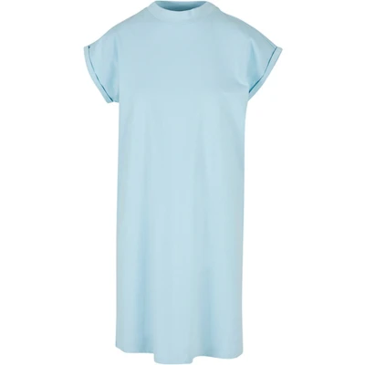 Afbeelding van Super Oversized damesshirt &#039;Turtle Shoulder Dress&#039; Ocean Blue XS