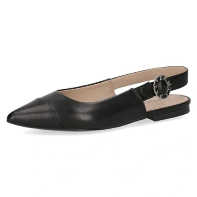 Afbeelding van Caprice Slingback ballerina ́s, Dames, Maat: 38.5, Black nappa Leer