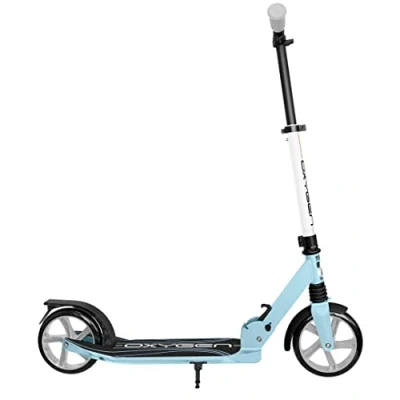 Afbeelding van Skids Control Oxygen 2 wiel Kinderstep Opvouwbaar Voetrem Blauw
