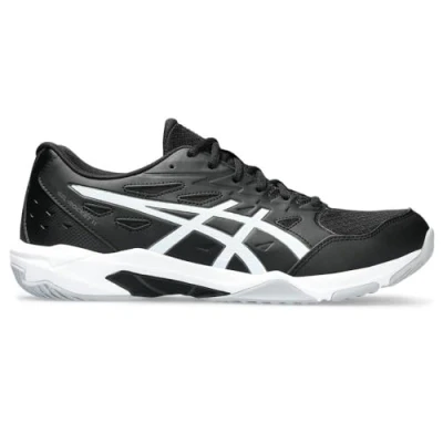 Afbeelding van Asics Gelrocket 11 Volleybalschoenen, Heren, Maat: 39.5, Black/gunmetal Imitatieleer/ textiel