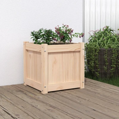 Afbeelding van Plantenbak 40x40x40 cm massief grenenhout