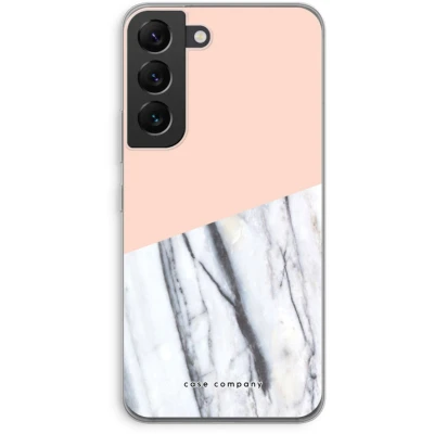 Afbeelding van Case Company® hoesje geschikt voor Samsung Galaxy S22 A touch of peach Soft Cover Telefoonhoesje Bescherming aan alle Kanten en Schermrand