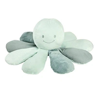 Afbeelding van Nattou Maxi knuffeldier octopus, 100 x 45 cm, Lapidou, mintgroen