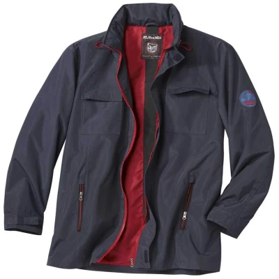 Afbeelding van ATLAS FOR MEN Winddichte parka verkrijgbaar in grote maten van M tot 5XL, Marinier