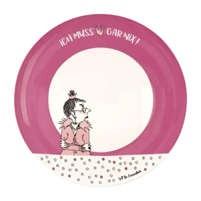 Afbeelding van Plate Barbara Freundlieb Ich muss gar nix