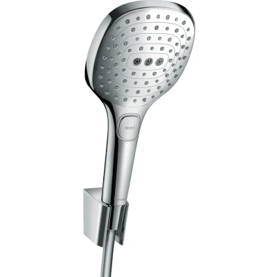 Afbeelding van hansgrohe Raindance Select E badset 120 3jet met doucheslang 160 cm chroom