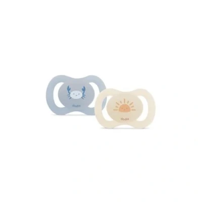 Image de Duo sucettes anatomiques 0/2 mois Crabe