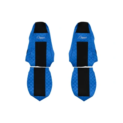 Afbeelding van F CORE Elegance FX02 BLUE Stoelhoes Blauw Met motief Kunstleer Voor