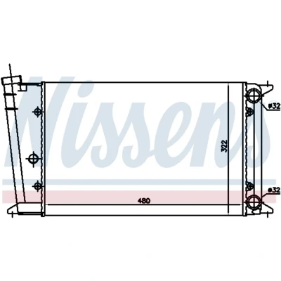 Afbeelding van Nissens Radiateur 65020