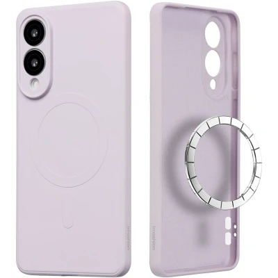 Afbeelding van imoshion Color Backcover met MagSafe voor de Samsung Galaxy S25 Edge Paars