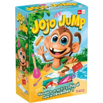 Afbeelding van Jojo JUMP gezelschapsspel gooit de dobbelsteen en verzamelt voorwerpen terwijl slaapt verrassing gekke lacht gegarandeerd voor het hele gezin vanaf 4 jaar