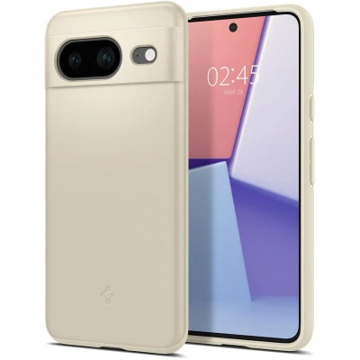 Afbeelding van Spigen Thin Fit Hoesje voor de Google Pixel 8 Back Cover Beige